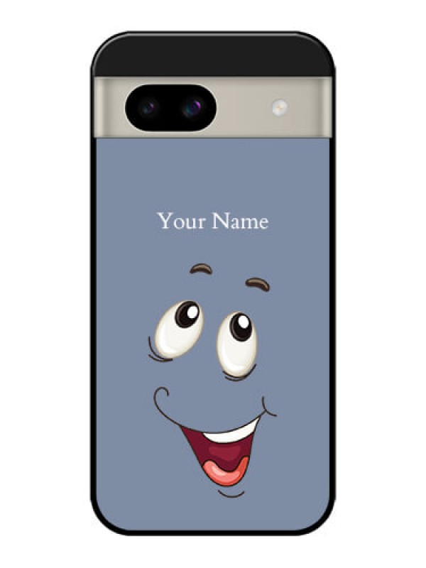 Custom Google Pixel 8A 5G Custom Glass Phone Case - Laughing Cartoon Face Design