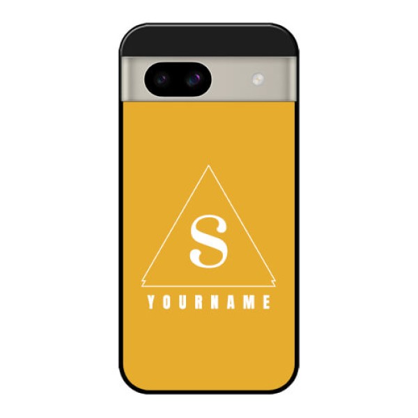 Google Pixel 8A 5G Custom Glass Phone Case - Simple Triangle Design