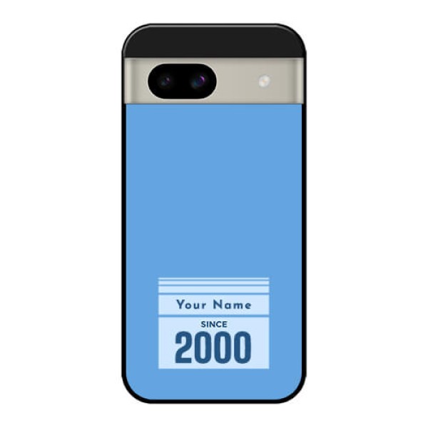 Google Pixel 8A 5G Custom Glass Phone Case - Custom Year Of Birth Design