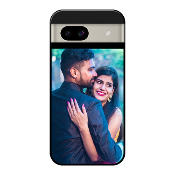 Google Pixel 8A 5G Custom Glass Phone Case - Upload Full Picture With Custom Color Design