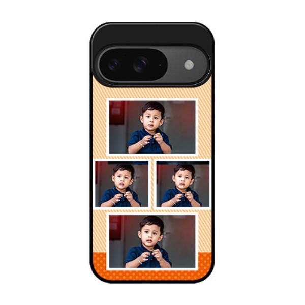 Google Pixel 9 5G Custom Glass Phone Case - Bulk Photos Upload Design