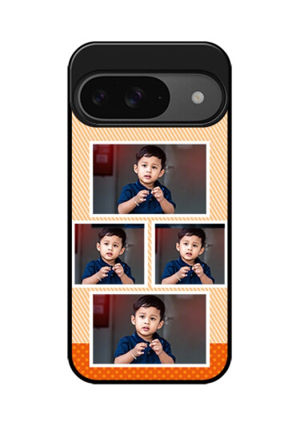 Google Pixel 9 5G Custom Glass Phone Case - Bulk Photos Upload Design