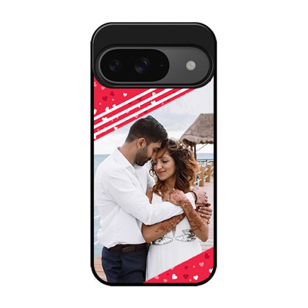 Google Pixel 9 5G Custom Glass Phone Case - Valentines Gift Design