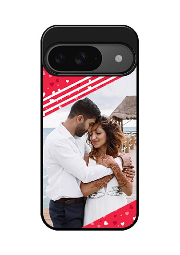 Google Pixel 9 5G Custom Glass Phone Case - Valentines Gift Design