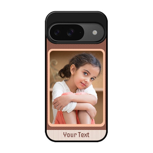 Google Pixel 9 5G Custom Glass Phone Case - Simple Pic Upload Design