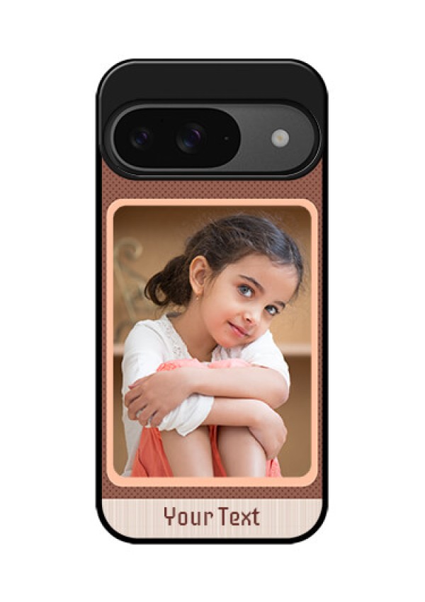 Google Pixel 9 5G Custom Glass Phone Case - Simple Pic Upload Design