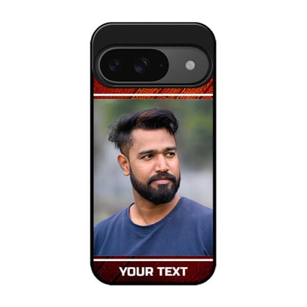 Google Pixel 9 5G Custom Glass Phone Case - Leather Phone Case Design