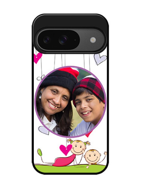 Custom Google Pixel 9 5G Custom Glass Phone Case - Cute Kids Phone Case Design