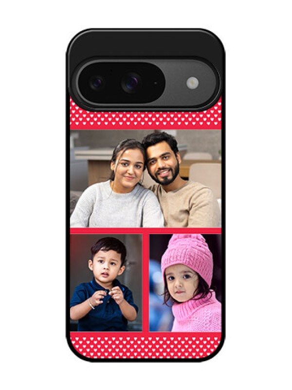 Custom Google Pixel 9 5G Custom Glass Phone Case - Bulk Photo Upload Design