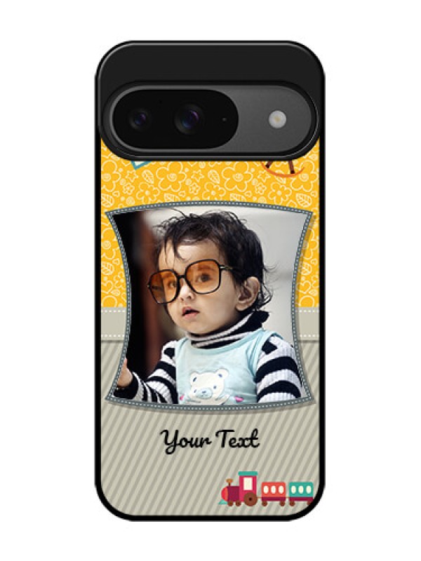 Custom Google Pixel 9 5G Custom Glass Phone Case - Baby Picture Upload Design