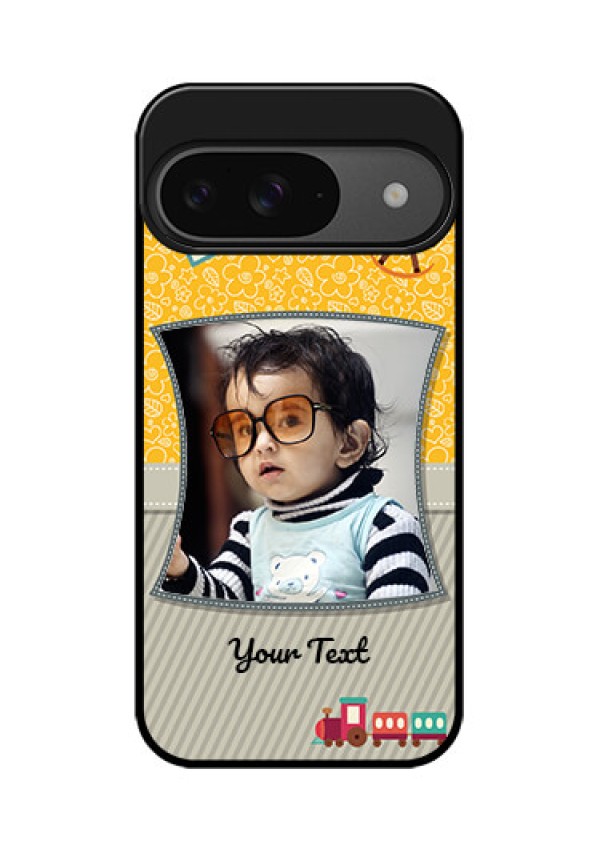 Google Pixel 9 5G Custom Glass Phone Case - Baby Picture Upload Design