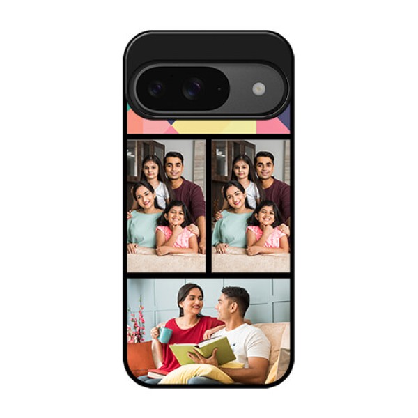 Google Pixel 9 5G Custom Glass Phone Case - Bulk Pic Upload Design