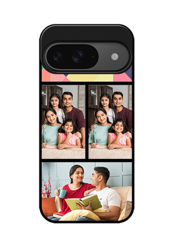 Google Pixel 9 5G Custom Glass Phone Case - Bulk Pic Upload Design
