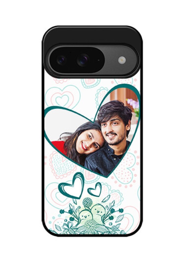 Google Pixel 9 5G Custom Glass Phone Case - Premium Couple Design