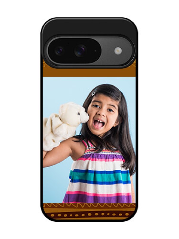 Custom Google Pixel 9 5G Custom Glass Phone Case - Friends Picture Upload Design