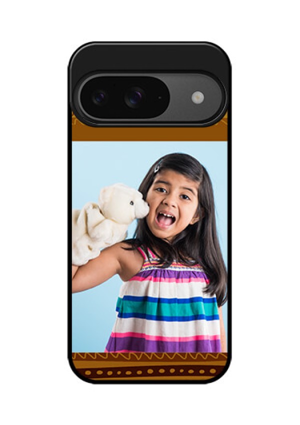 Google Pixel 9 5G Custom Glass Phone Case - Friends Picture Upload Design