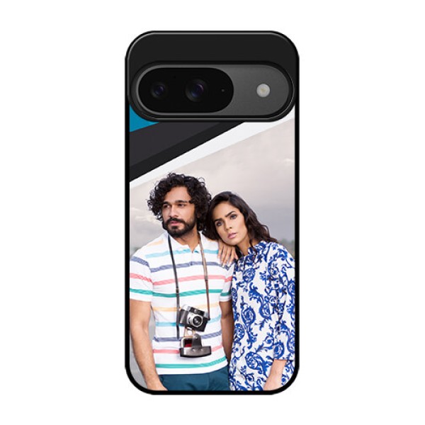 Google Pixel 9 5G Custom Glass Phone Case - Simple Pattern Photo Upload Design