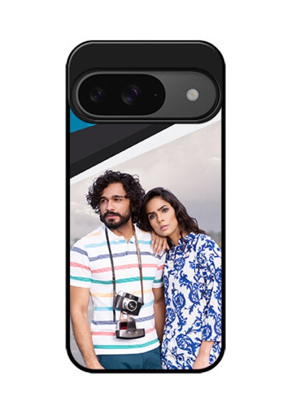 Google Pixel 9 5G Custom Glass Phone Case - Simple Pattern Photo Upload Design