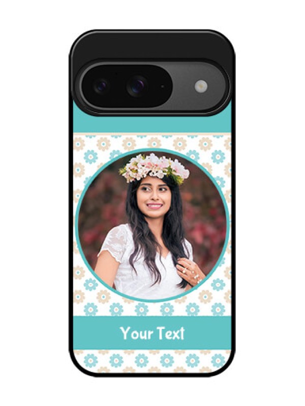 Custom Google Pixel 9 5G Custom Glass Phone Case - Beautiful Flowers Design