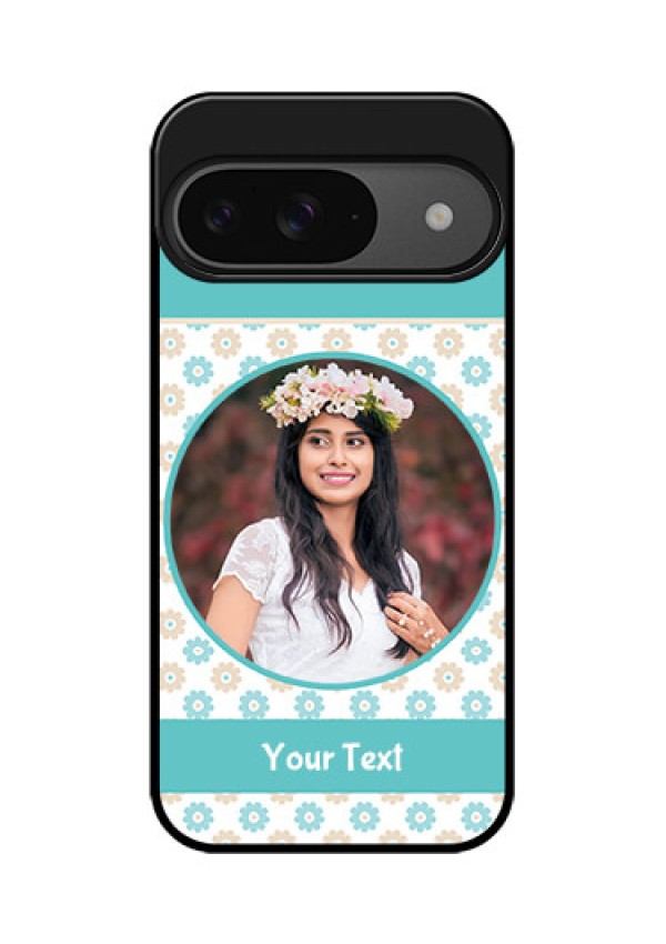 Google Pixel 9 5G Custom Glass Phone Case - Beautiful Flowers Design