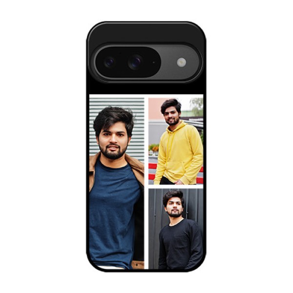 Google Pixel 9 5G Custom Glass Phone Case - Upload Multiple Picture Design
