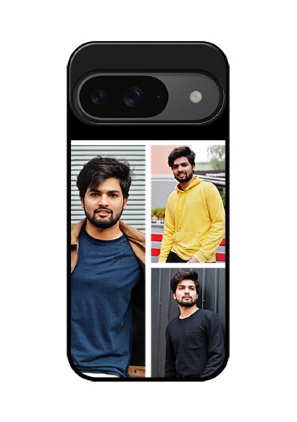 Google Pixel 9 5G Custom Glass Phone Case - Upload Multiple Picture Design