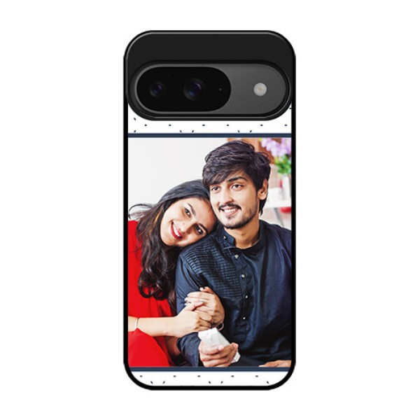 Google Pixel 9 5G Custom Glass Phone Case - Premium Dot Design