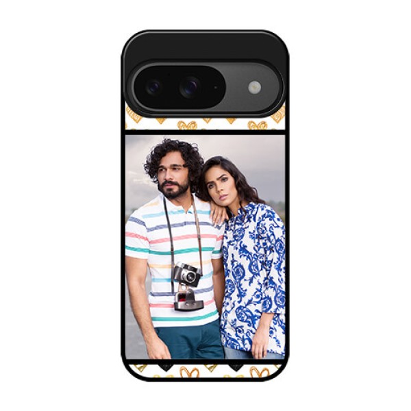 Google Pixel 9 5G Custom Glass Phone Case - Love Symbol Design