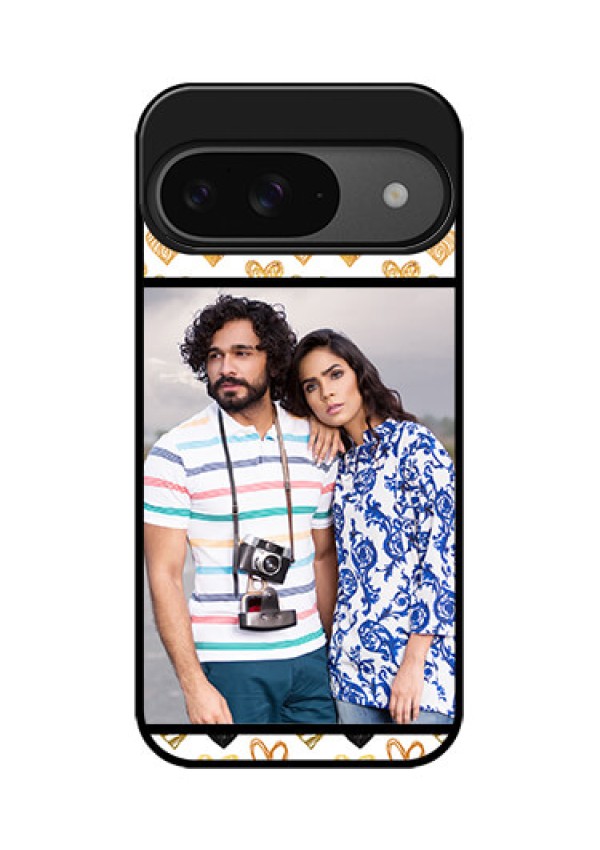 Google Pixel 9 5G Custom Glass Phone Case - Love Symbol Design