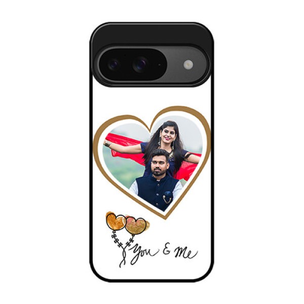 Google Pixel 9 5G Custom Glass Phone Case - You and Me Design