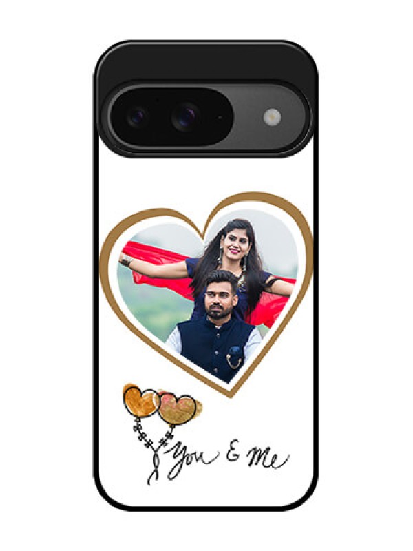 Custom Google Pixel 9 5G Custom Glass Phone Case - You and Me Design