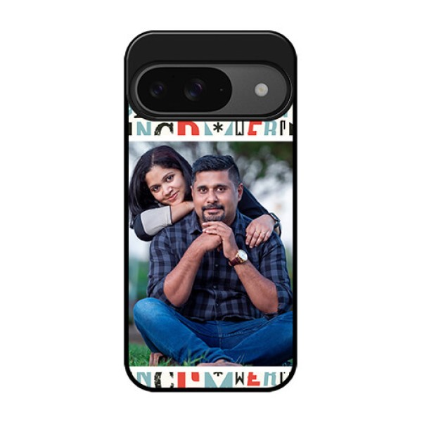Google Pixel 9 5G Custom Glass Phone Case - Alphabet Design