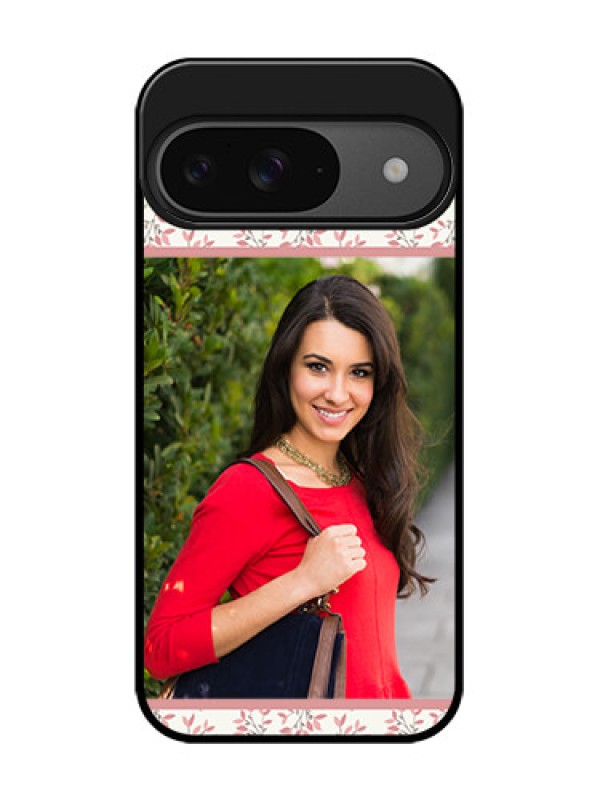 Custom Google Pixel 9 5G Custom Glass Phone Case - Stunning Floral Design