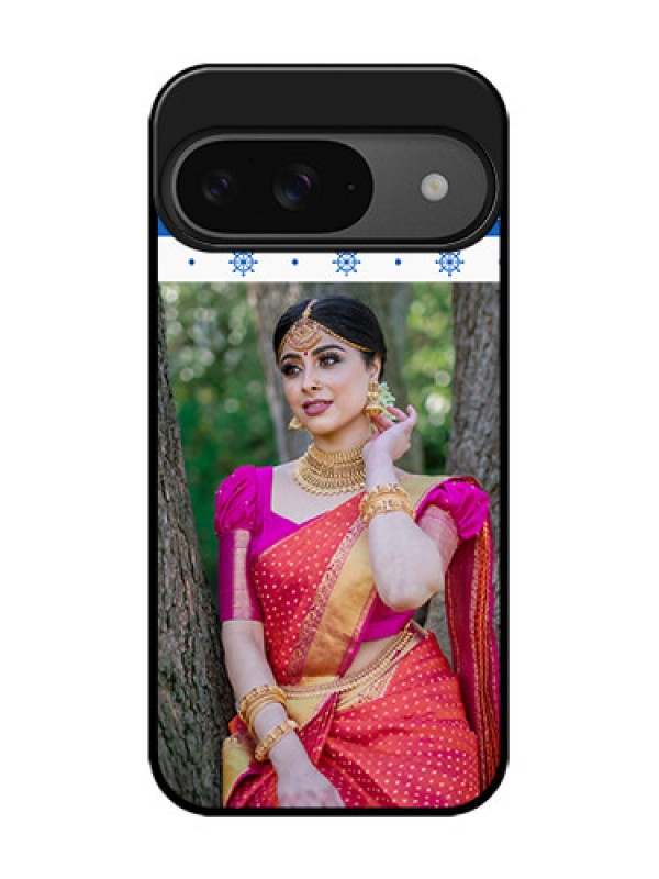 Custom Google Pixel 9 5G Custom Glass Phone Case - Snow Pattern Design