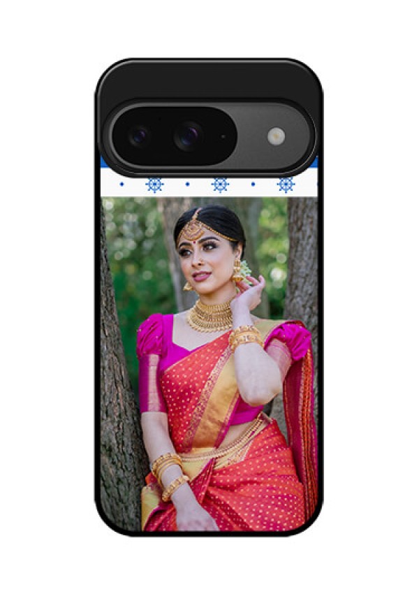 Google Pixel 9 5G Custom Glass Phone Case - Snow Pattern Design