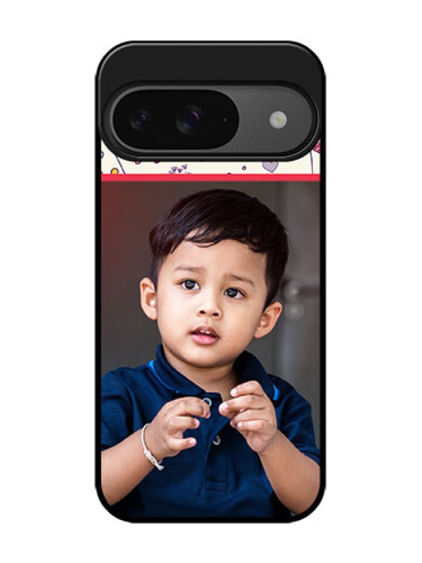 Custom Google Pixel 9 5G Custom Glass Phone Case - Premium Floral Design