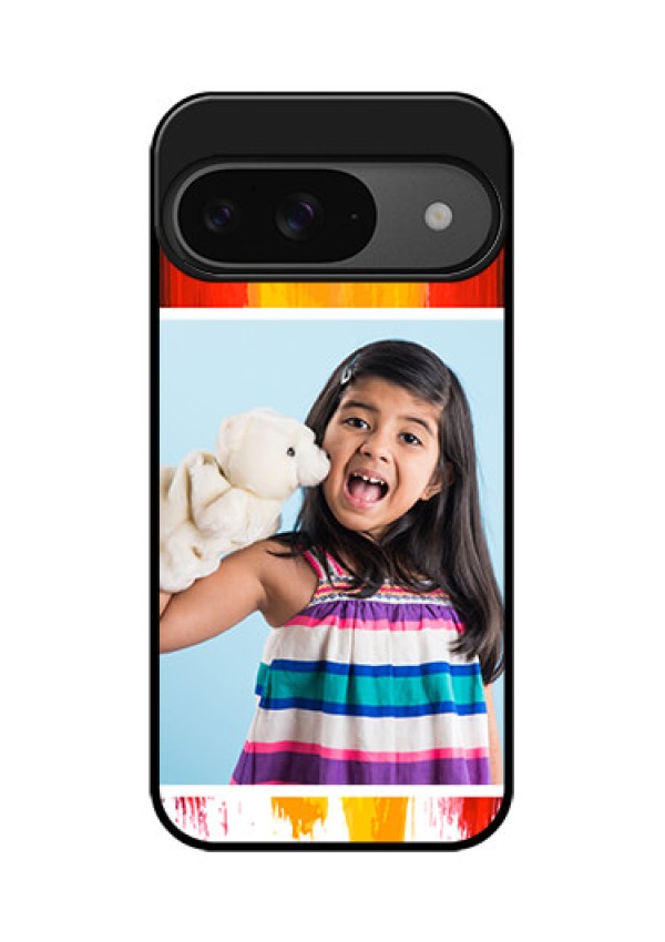Google Pixel 9 5G Custom Glass Phone Case - Multi Color Design