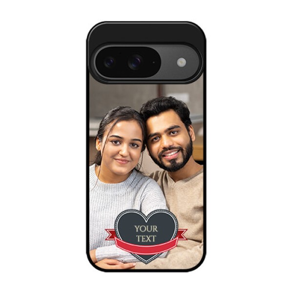 Google Pixel 9 5G Custom Glass Phone Case - Just Married Couple Design