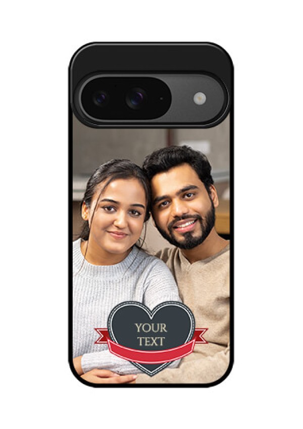 Google Pixel 9 5G Custom Glass Phone Case - Just Married Couple Design