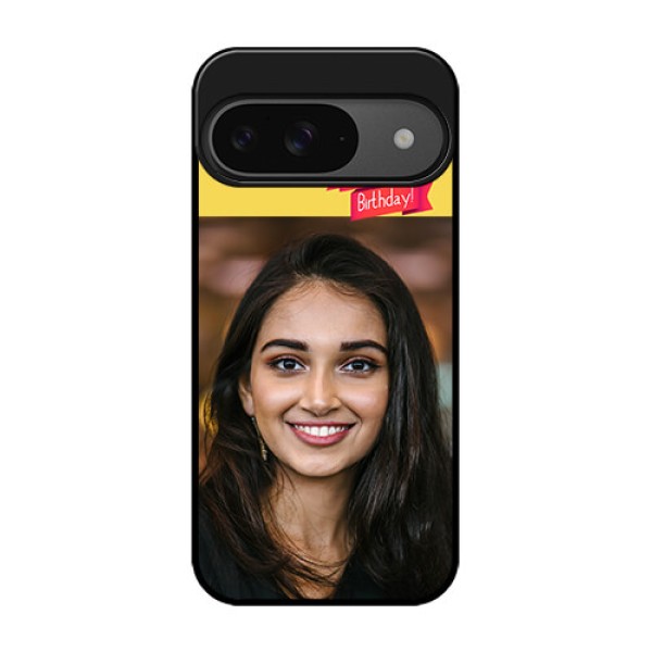 Google Pixel 9 5G Custom Glass Phone Case - Happy Birthday Design