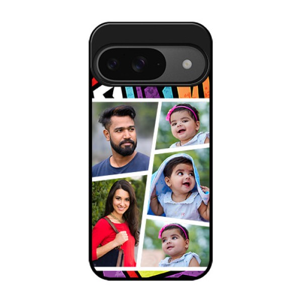 Google Pixel 9 5G Custom Glass Phone Case - Graffiti Pattern Design