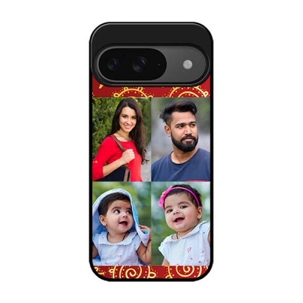 Google Pixel 9 5G Custom Glass Phone Case - 4 Image Traditional Design