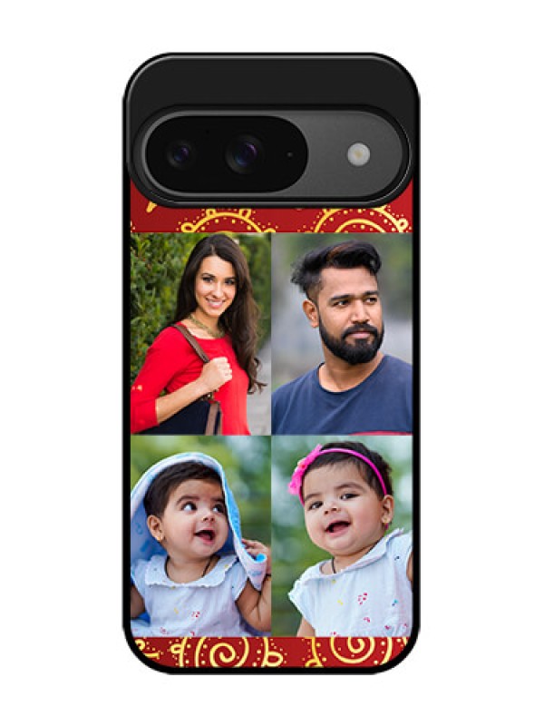 Custom Google Pixel 9 5G Custom Glass Phone Case - 4 Image Traditional Design