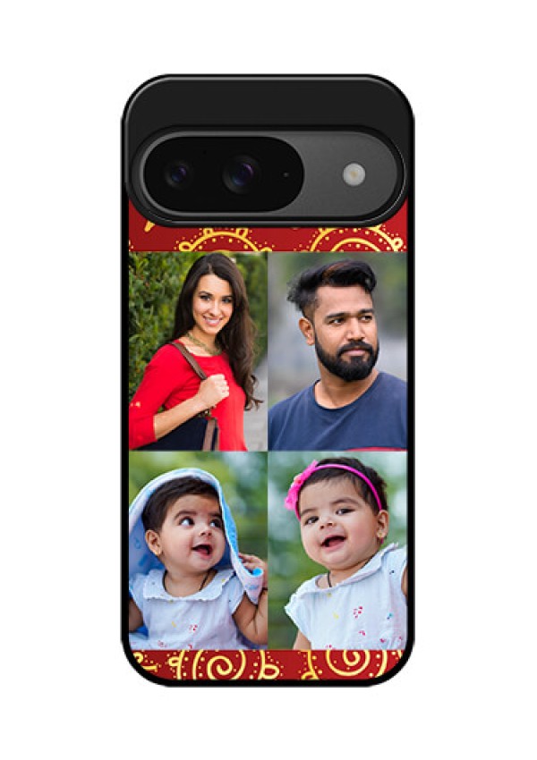 Google Pixel 9 5G Custom Glass Phone Case - 4 Image Traditional Design