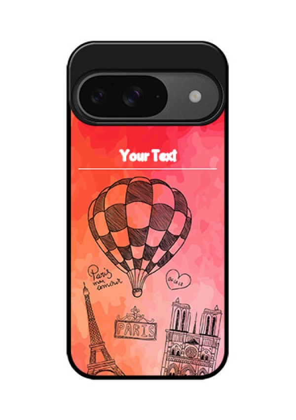 Google Pixel 9 5G Custom Glass Phone Case - Paris Theme Design