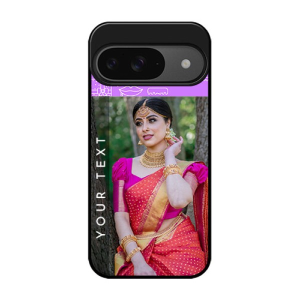 Google Pixel 9 5G Custom Glass Phone Case - Birthday Icons Design