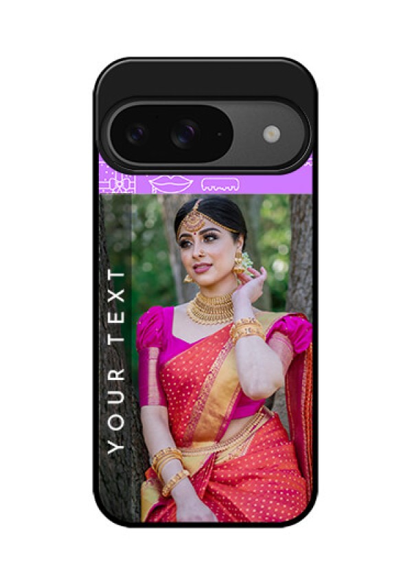 Google Pixel 9 5G Custom Glass Phone Case - Birthday Icons Design