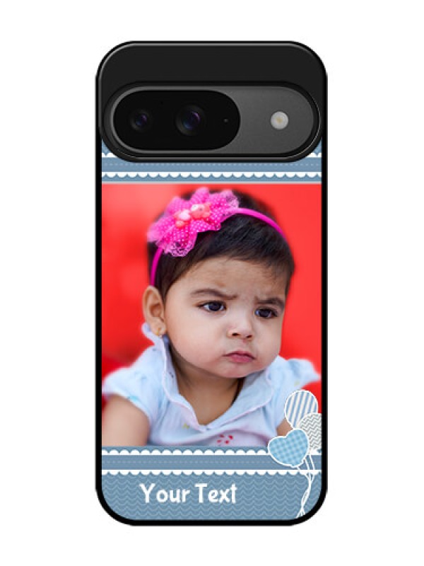 Custom Google Pixel 9 5G Custom Glass Phone Case - With Kids Pattern Design