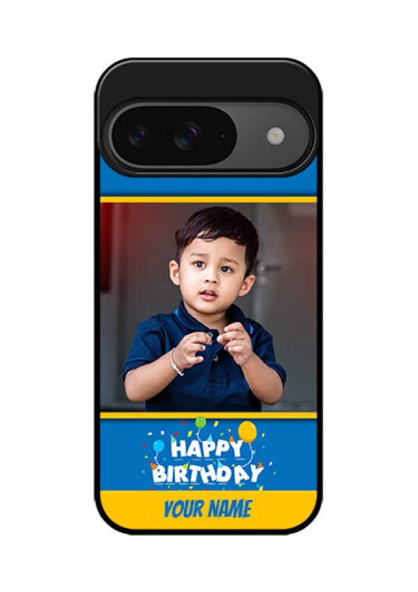 Google Pixel 9 5G Custom Glass Phone Case - Birthday Wishes Design
