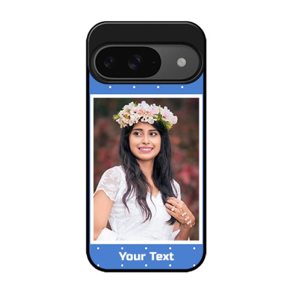 Google Pixel 9 5G Custom Glass Phone Case - Polka Dots Design